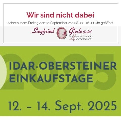 Wichtige Info zu den Idar-Obersteiner Einkaufstagen